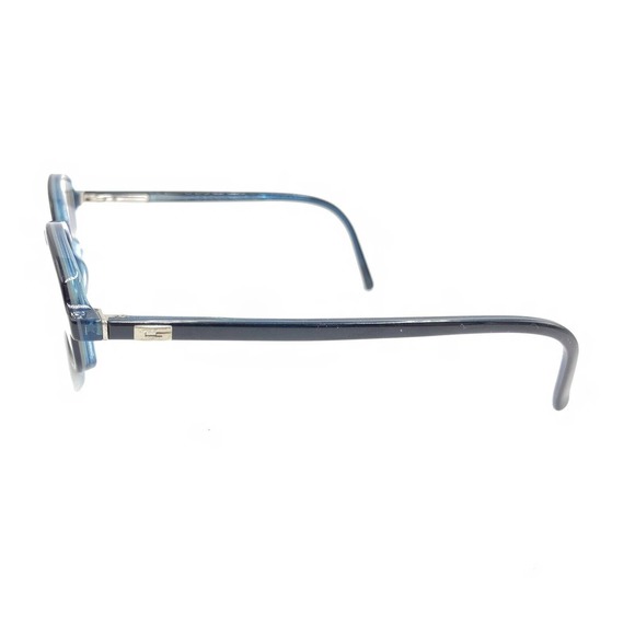 Gucci GG2478 M4X Black Blue Rectangle Eyeglasses Frames 47-16 130 Italy Designer - Picture 7 of 12